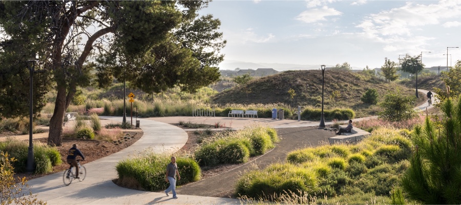 People walking in Park